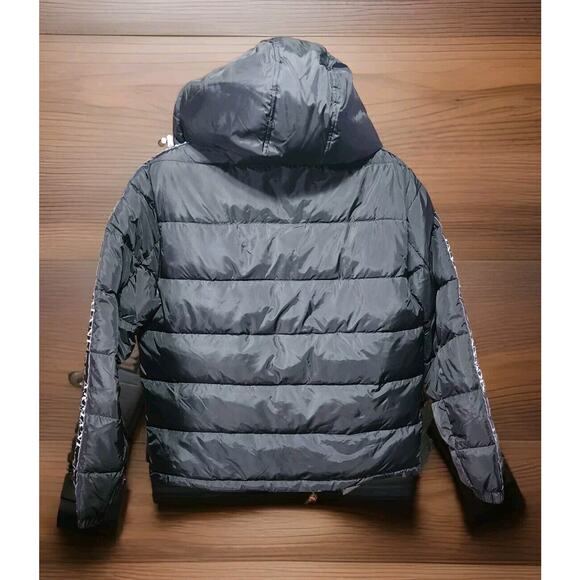 Men's Armani Exchange Size Large Blouson Jacket With Sleeve Logo Zipoff Hood - Picture 2 of 10